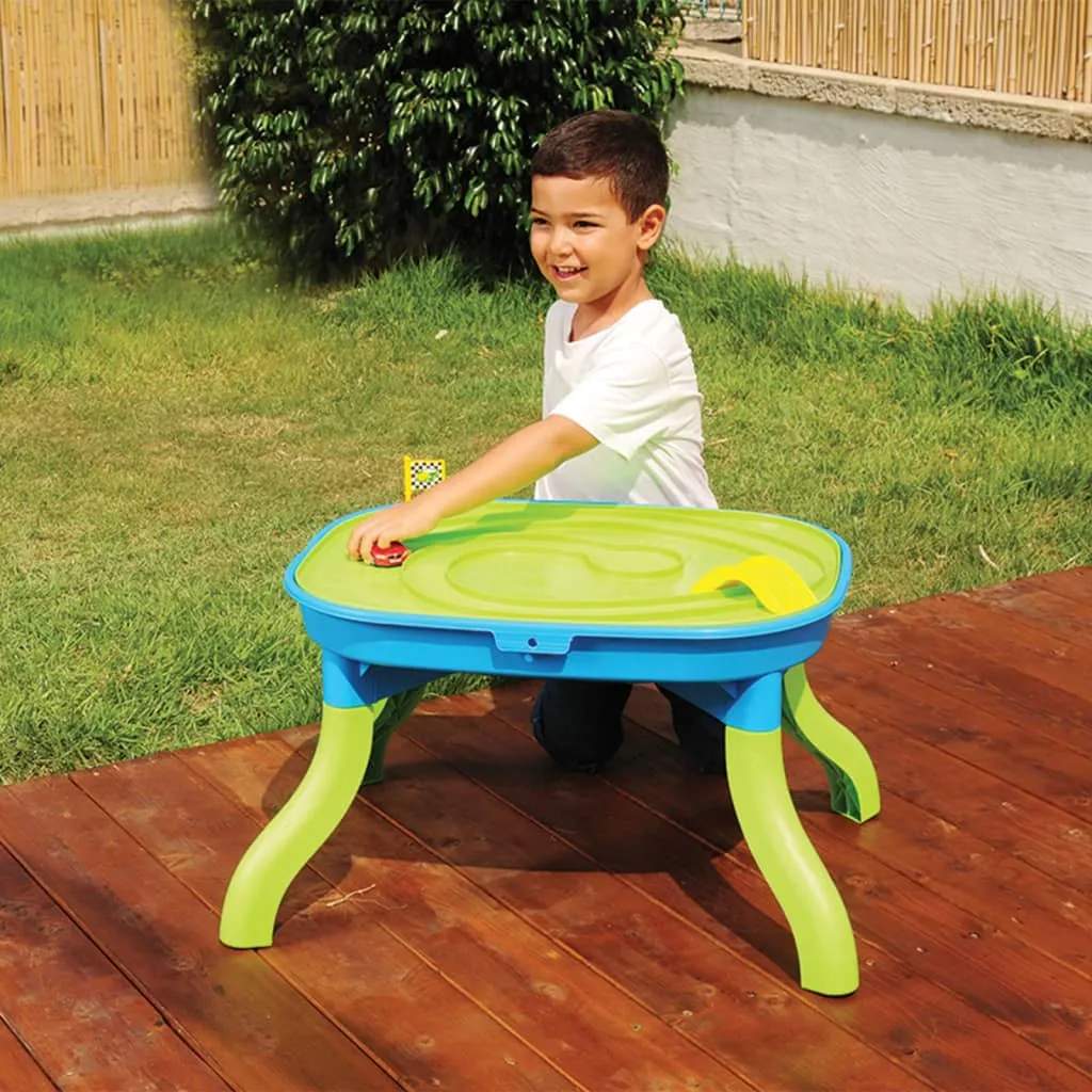 vidaXL Tavolo Sabbia e Acqua Bambini 3 in 1 67,5x52x38cm Polipropilene