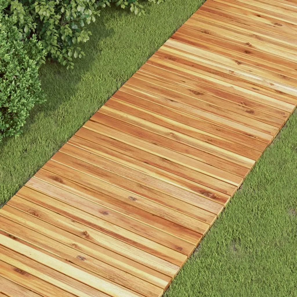 vidaXL Sentiero da Giardino 200x50 cm in Legno Massello di Acacia