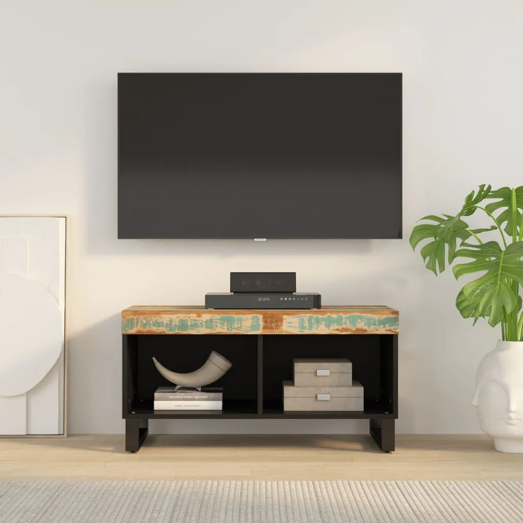 vidaXL Mobile Porta TV 85x33x43,5 in Legno Massello di Recupero