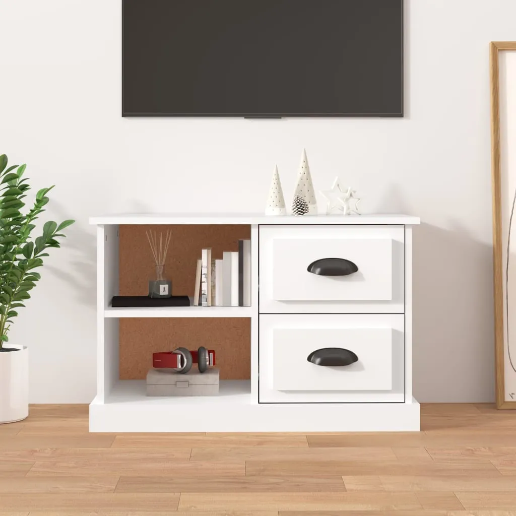 vidaXL Mobile Porta TV Bianco 73x35,5x47,5 cm in Legno Multistrato