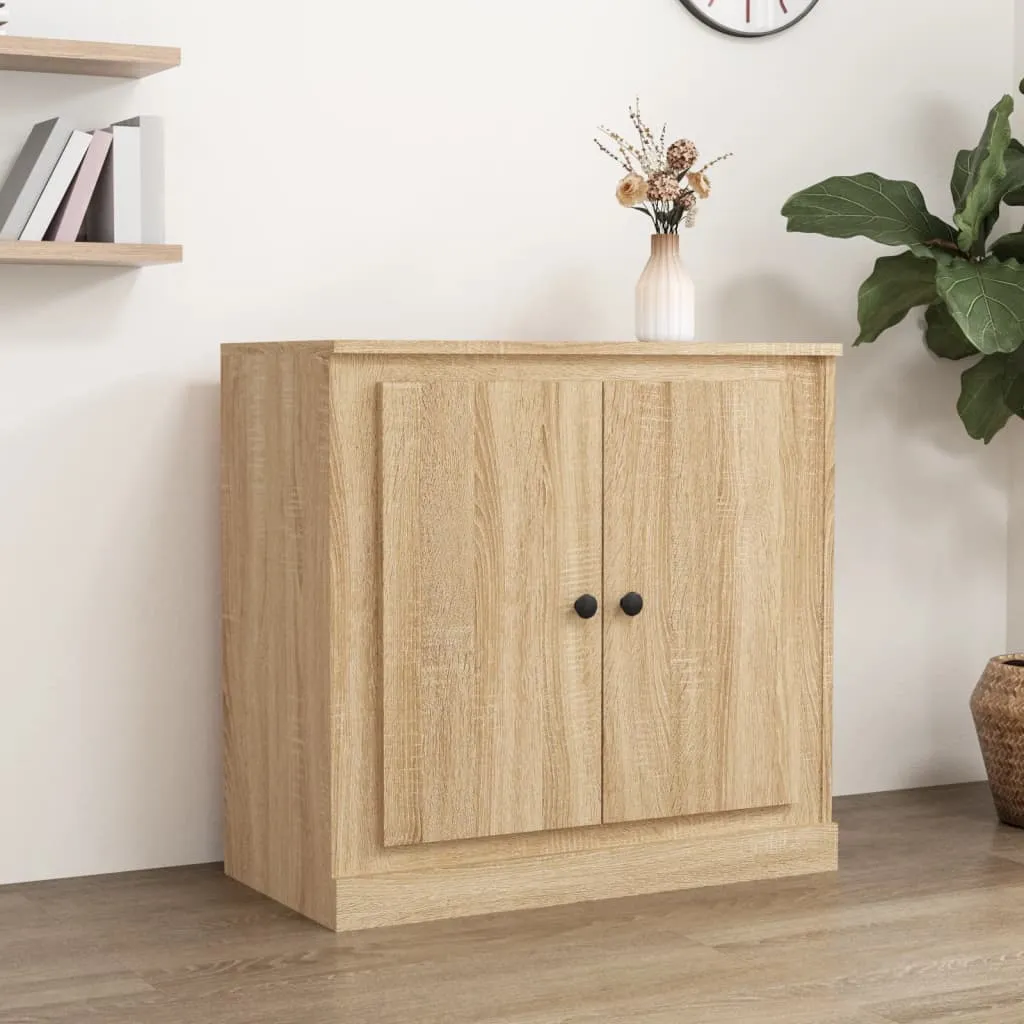 vidaXL Credenza Rovere Sonoma 70x35,5x67,5 cm in Legno Multistrato