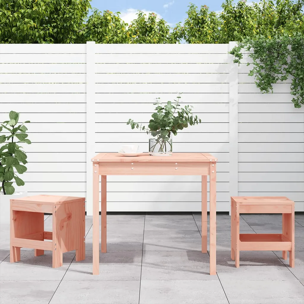 vidaXL Set Bistrot da Giardino 3 pz in Legno Massello di Douglas