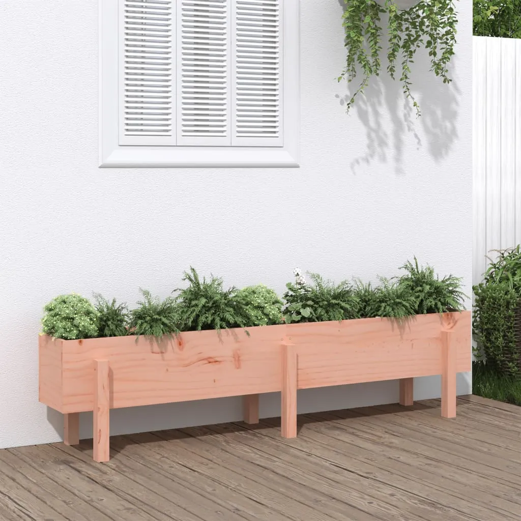 vidaXL Fioriera Rialzata Giardino 160x30x38 cm Legno Massello Douglas