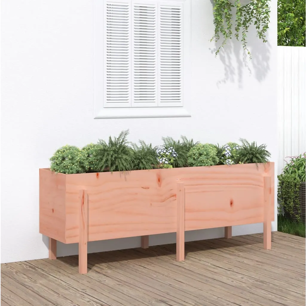 vidaXL Fioriera Rialzata Giardino 160x50x57 cm Legno Massello Douglas