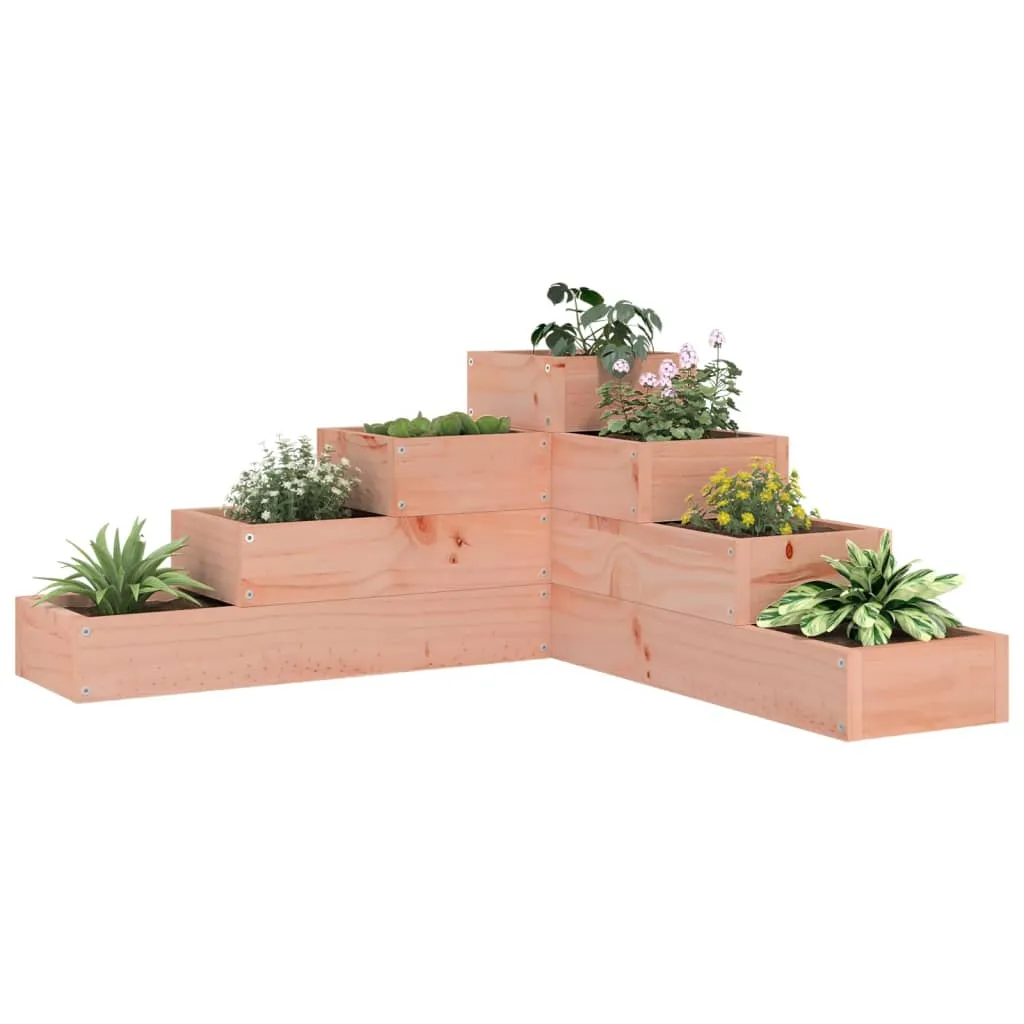 vidaXL Fioriera Giardino 4 Ripiani 80,5x79x36cm Legno Massello Douglas