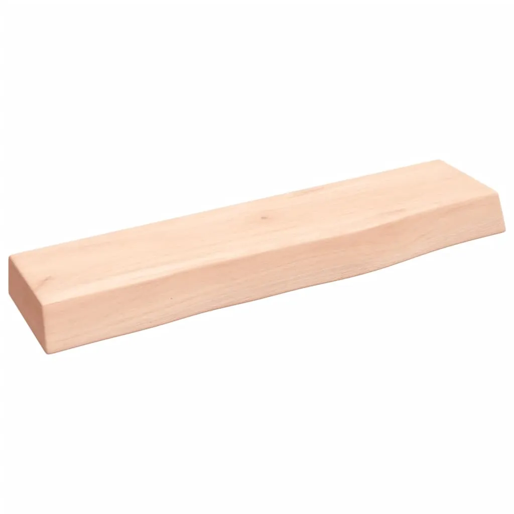 vidaXL Ripiano a Parete 40x10x4 cm Legno Massello Rovere Non Trattato