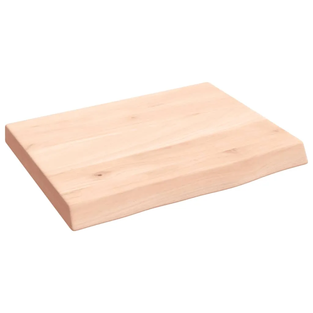 vidaXL Ripiano a Parete 40x30x4 cm Legno Massello Rovere Non Trattato