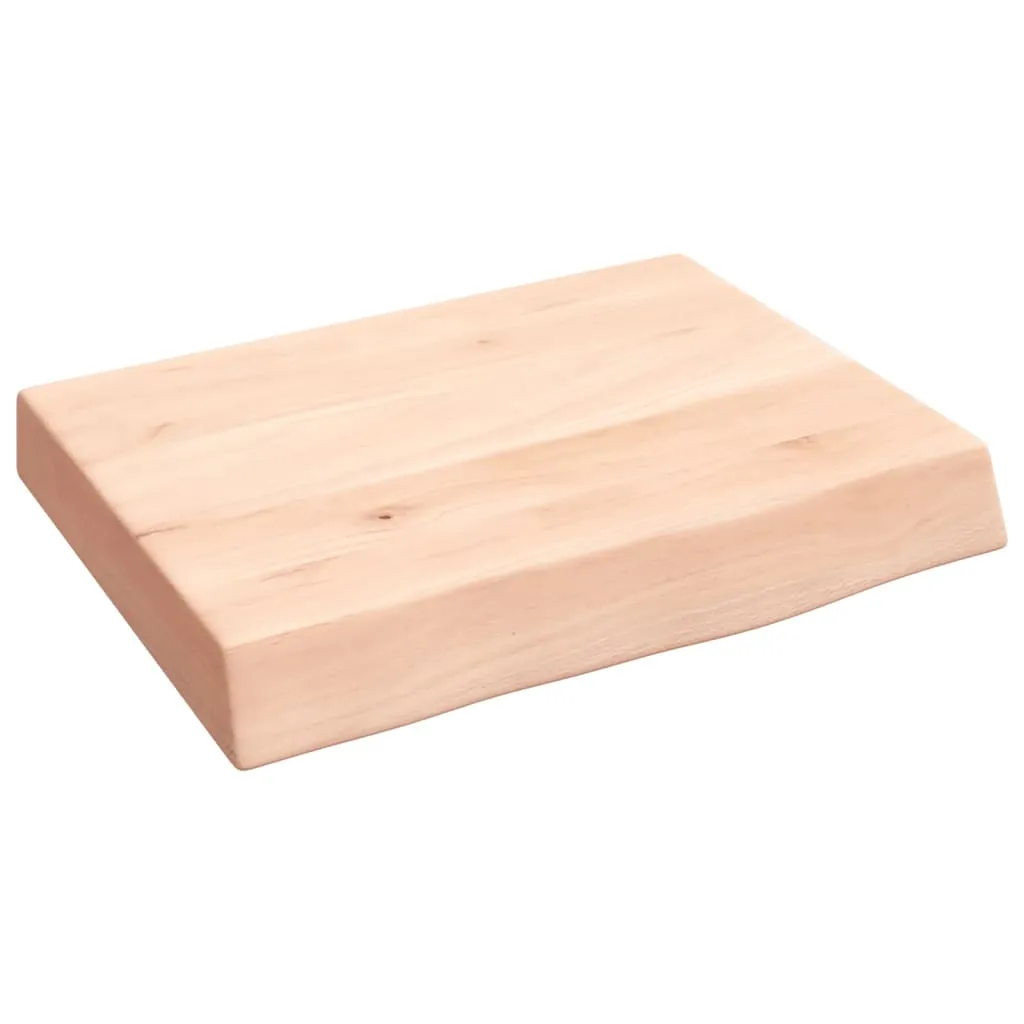 vidaXL Ripiano a Parete 40x30x6 cm Legno Massello Rovere Non Trattato