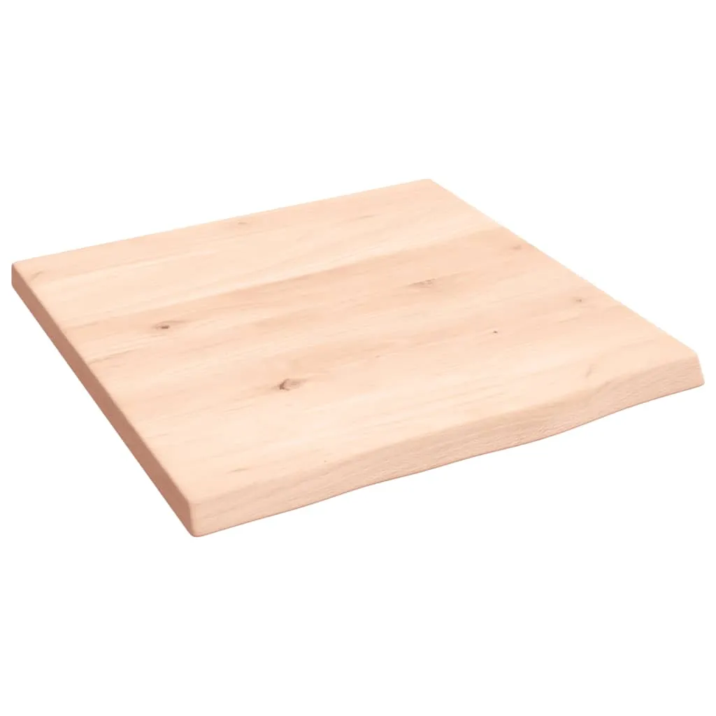 vidaXL Ripiano a Parete 40x40x2 cm Legno Massello Rovere Non Trattato