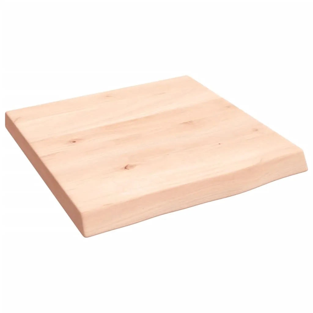 vidaXL Ripiano a Parete 40x40x4 cm Legno Massello Rovere Non Trattato