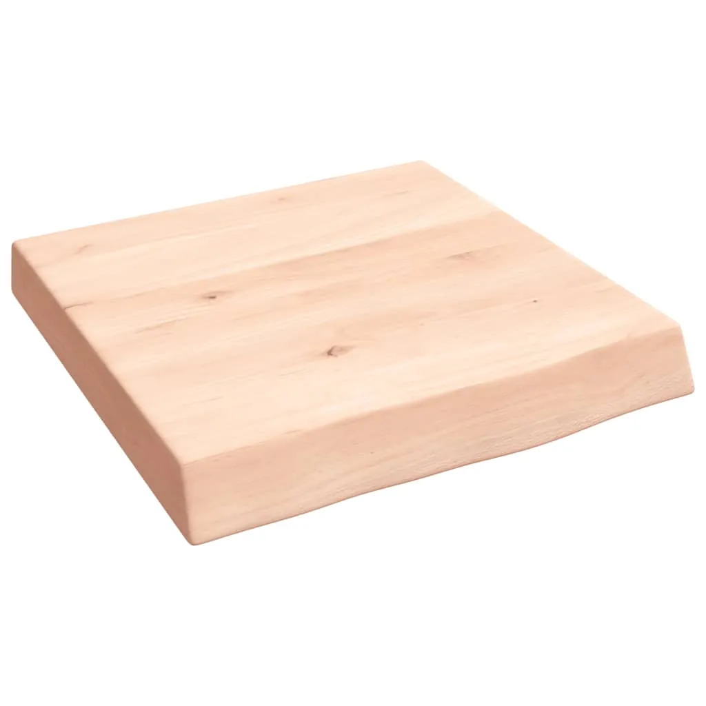 vidaXL Ripiano a Parete 40x40x6 cm Legno Massello Rovere Non Trattato