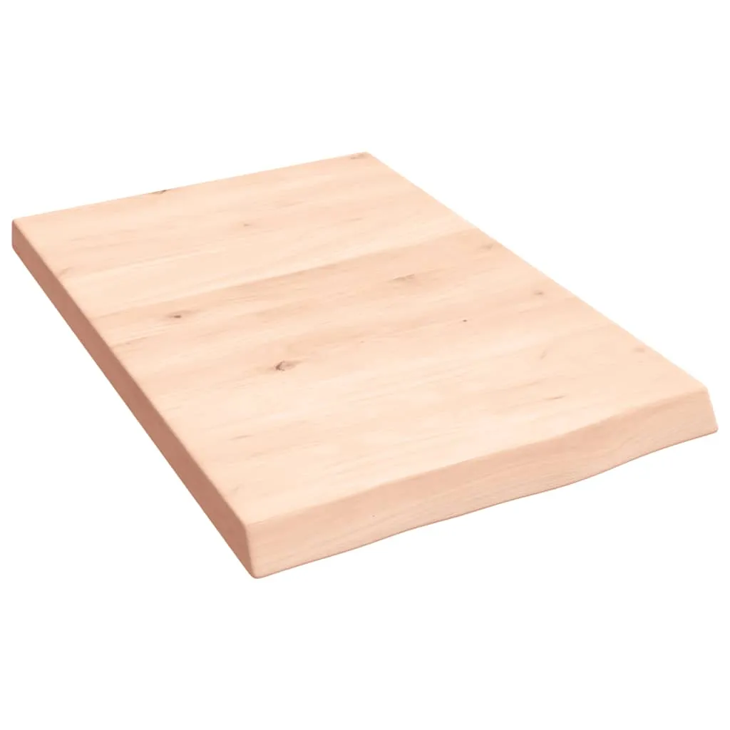 vidaXL Ripiano a Parete 40x60x4 cm Legno Massello Rovere Non Trattato