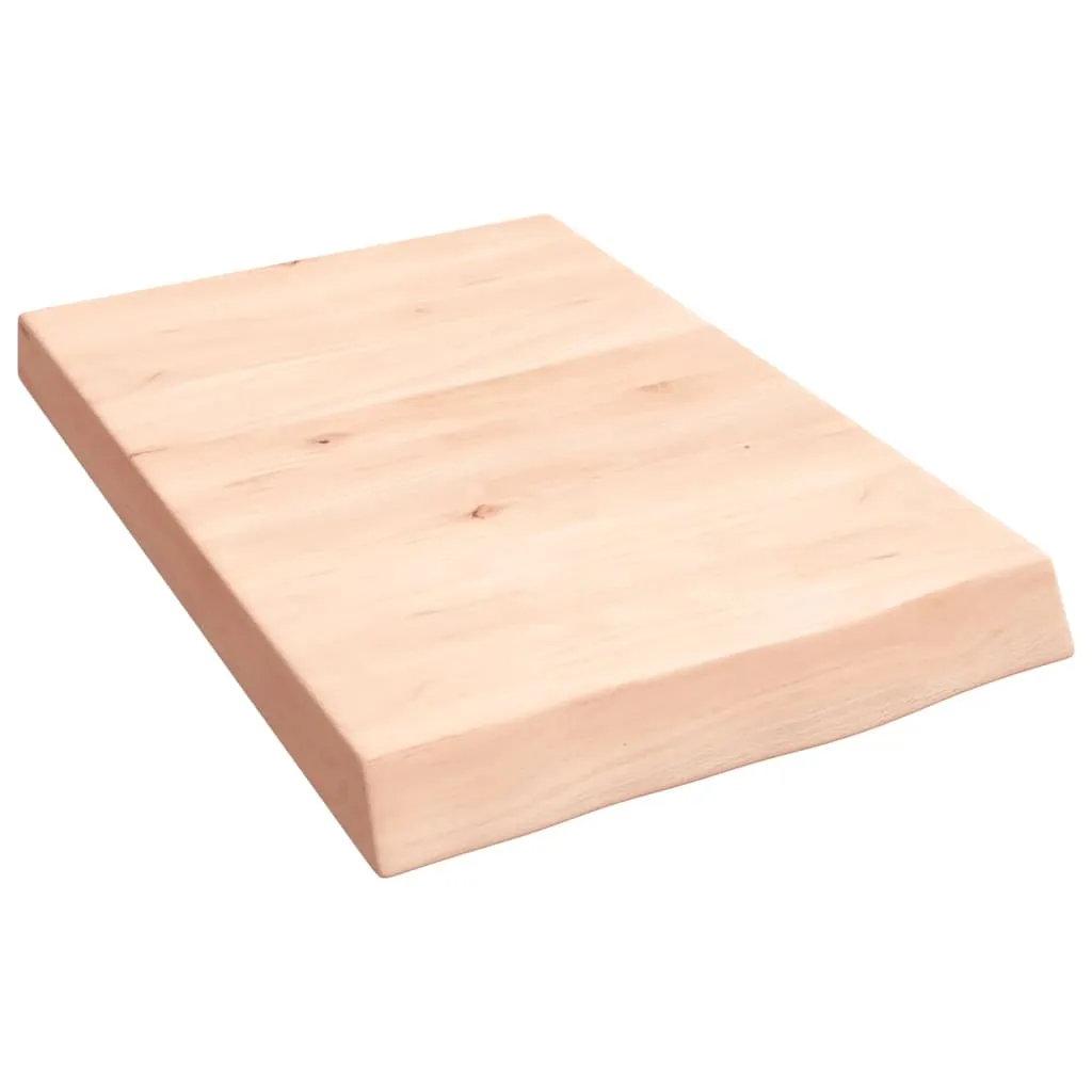 vidaXL Ripiano a Parete 40x60x6 cm Legno Massello Rovere Non Trattato