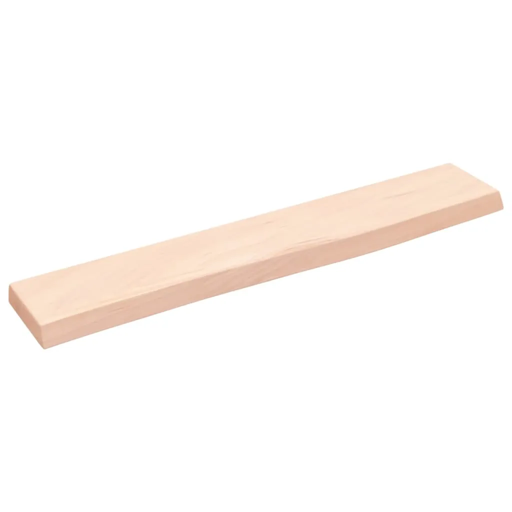 vidaXL Ripiano a Parete 60x10x2 cm Legno Massello Rovere Non Trattato