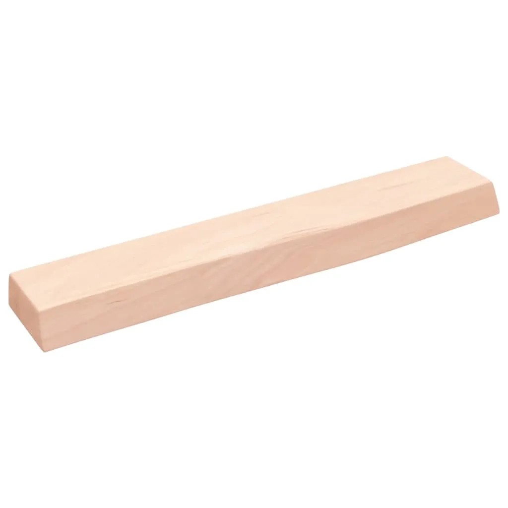 vidaXL Ripiano a Parete 60x10x4 cm Legno Massello Rovere Non Trattato