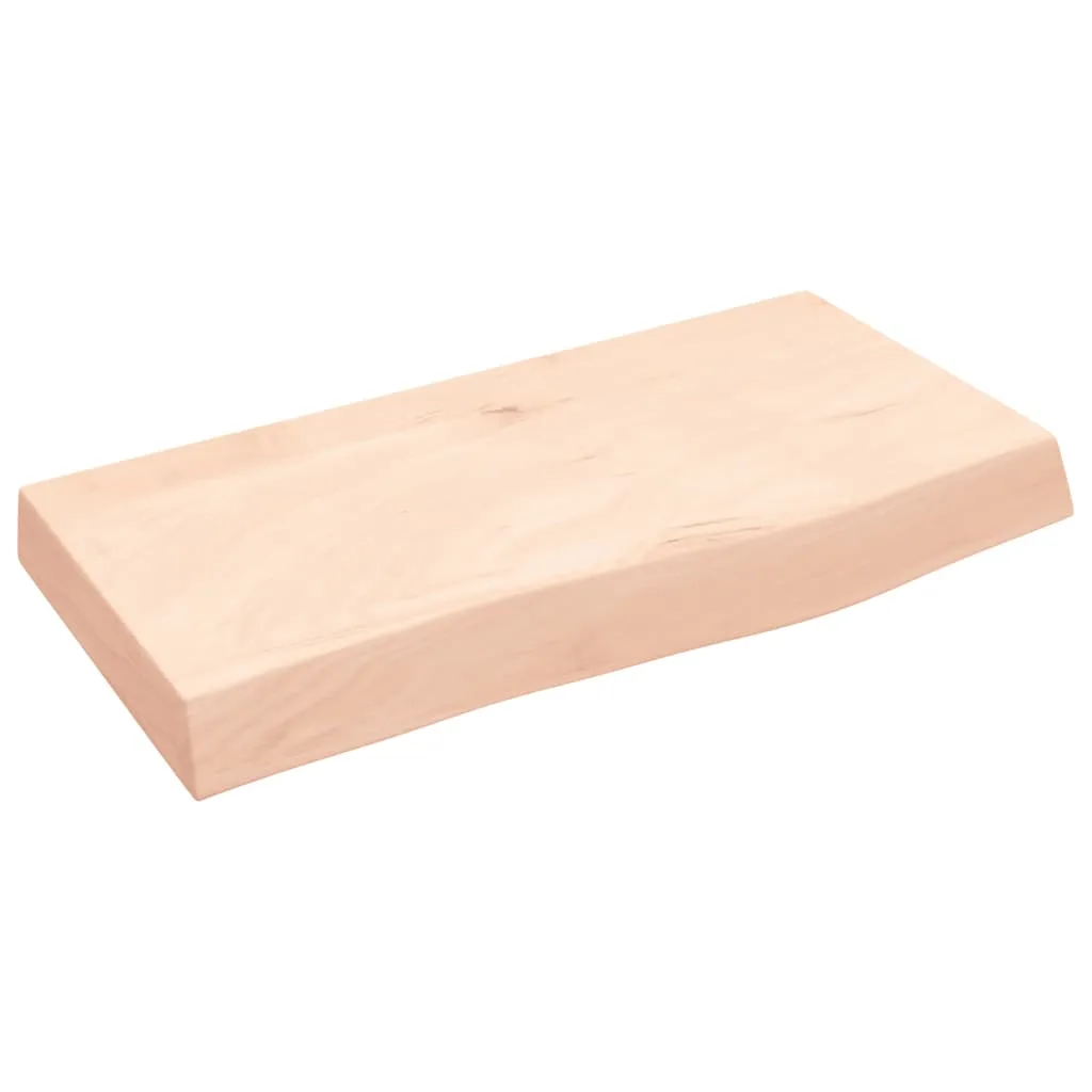 vidaXL Ripiano a Parete 60x30x6 cm Legno Massello Rovere Non Trattato