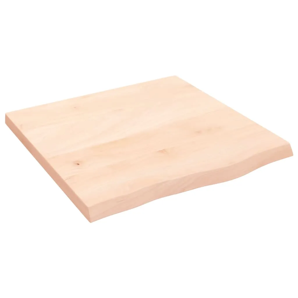 vidaXL Ripiano a Parete 60x60x4 cm Legno Massello Rovere Non Trattato