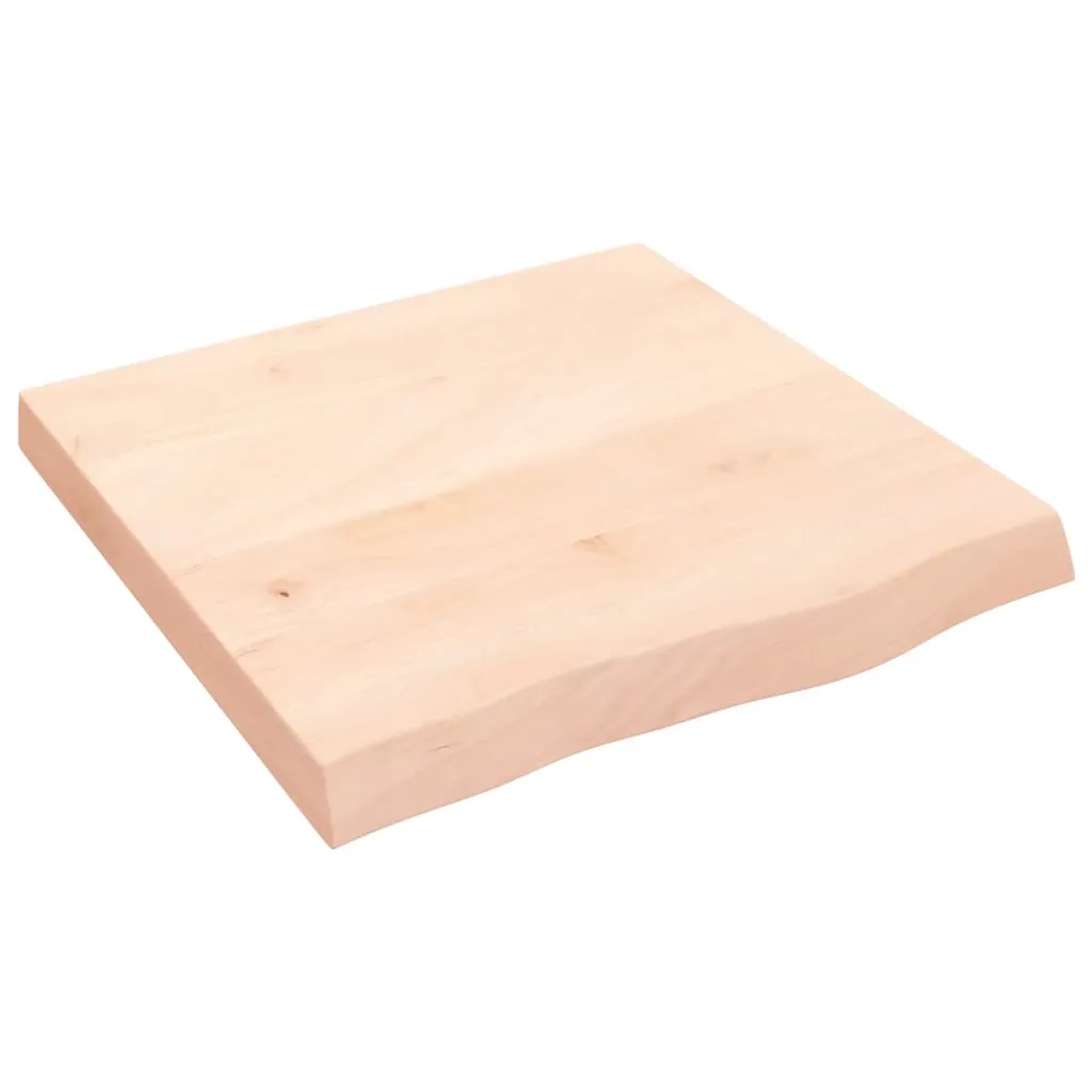 vidaXL Ripiano a Parete 60x60x6 cm Legno Massello Rovere Non Trattato