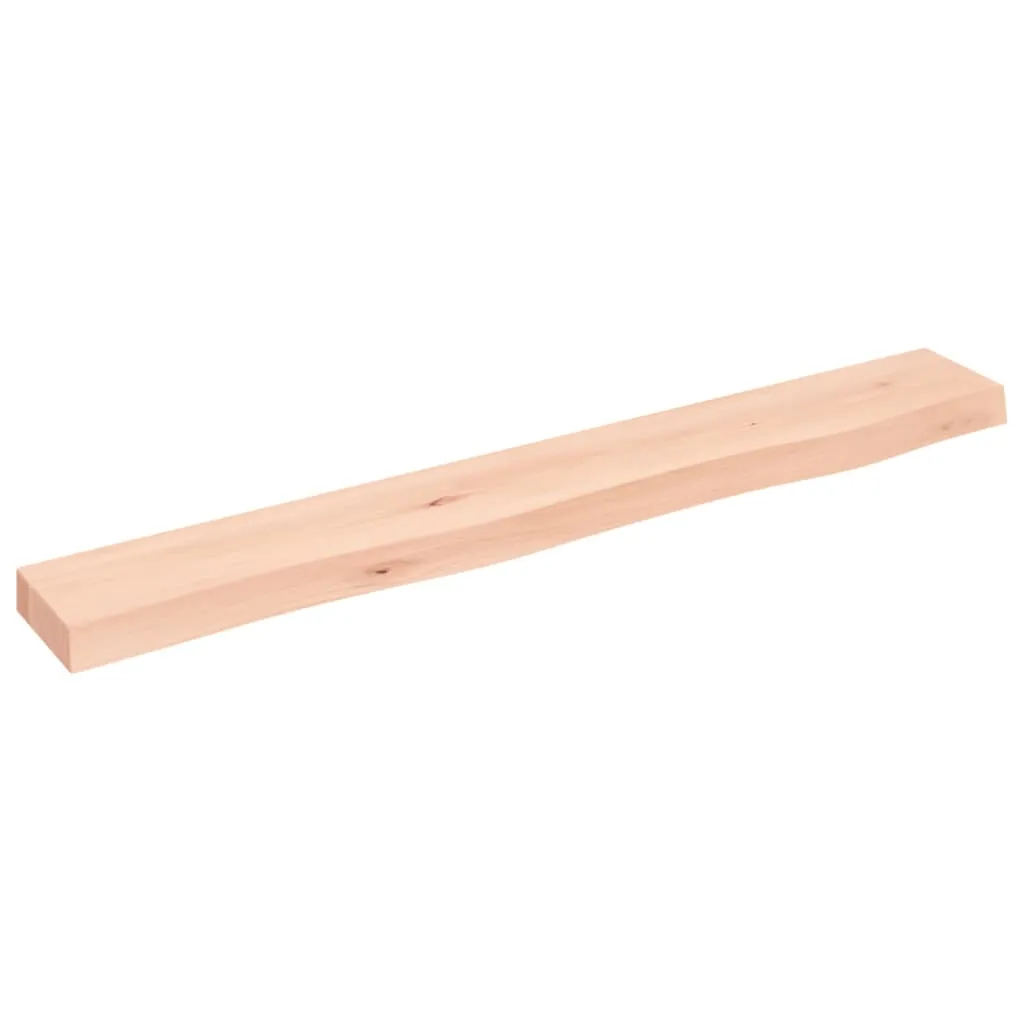 vidaXL Ripiano a Parete 80x10x4 cm Legno Massello Rovere Non Trattato