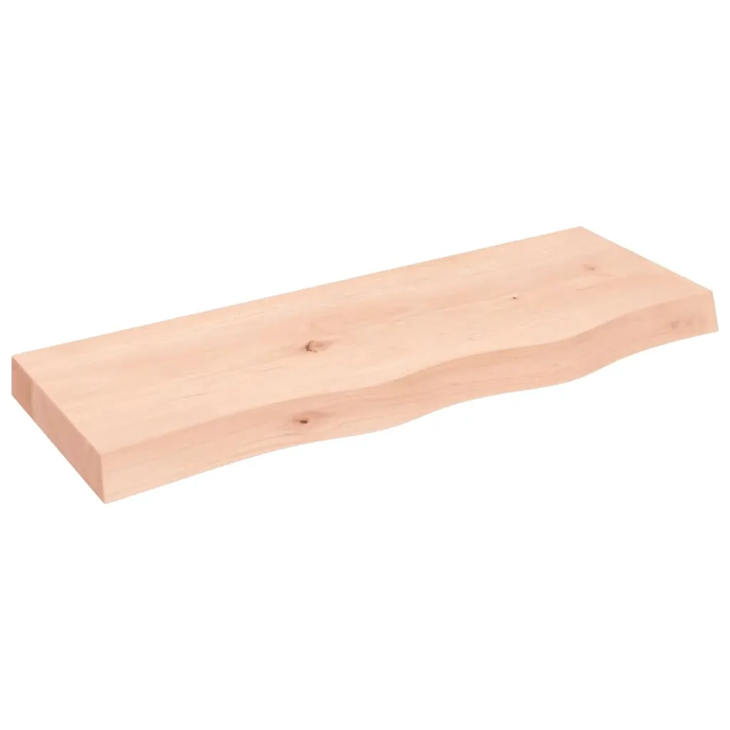 vidaXL Ripiano a Parete 80x30x6 cm Legno Massello Rovere Non Trattato