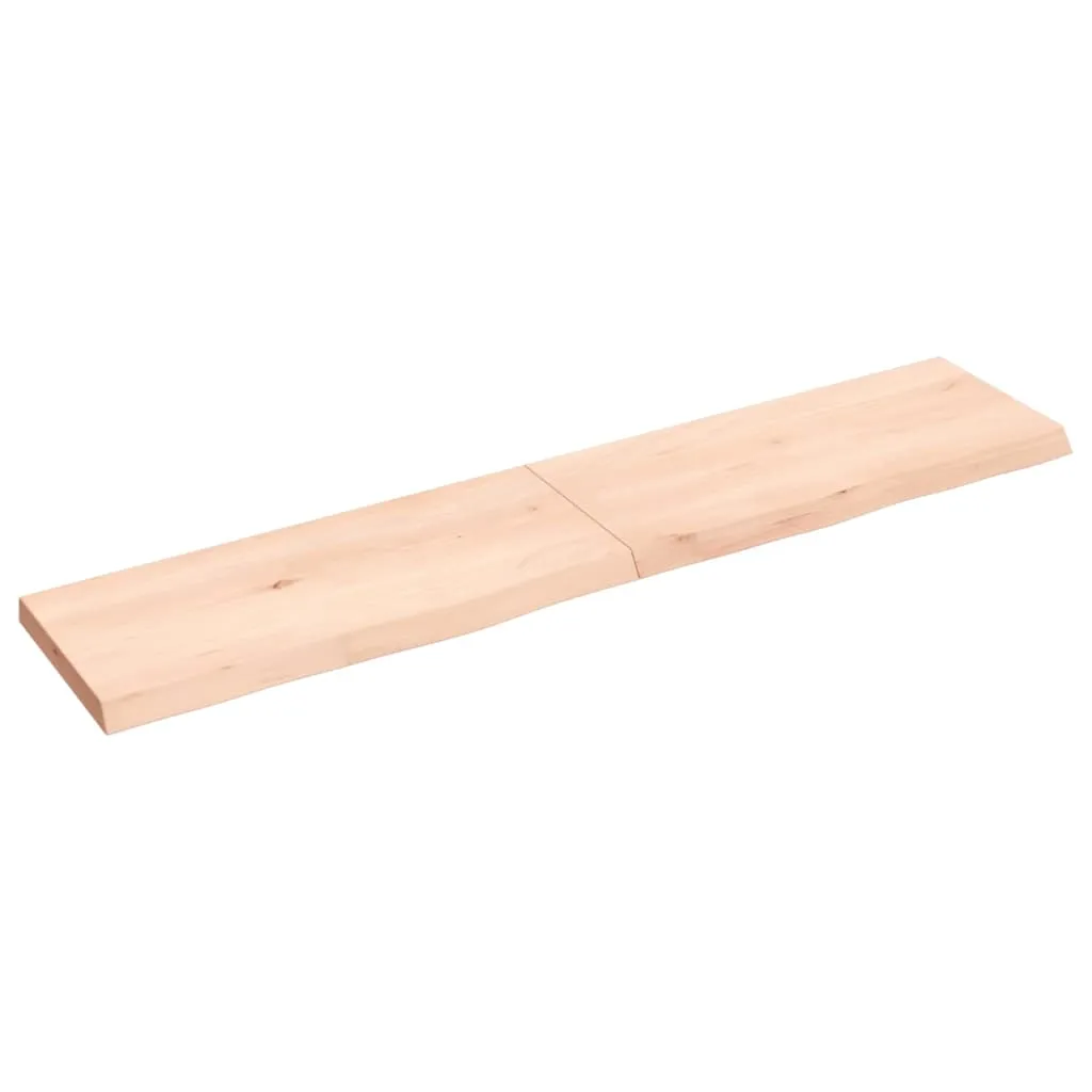 vidaXL Ripiano a Parete 140x30x4 cm Legno Massello Rovere Non Trattato