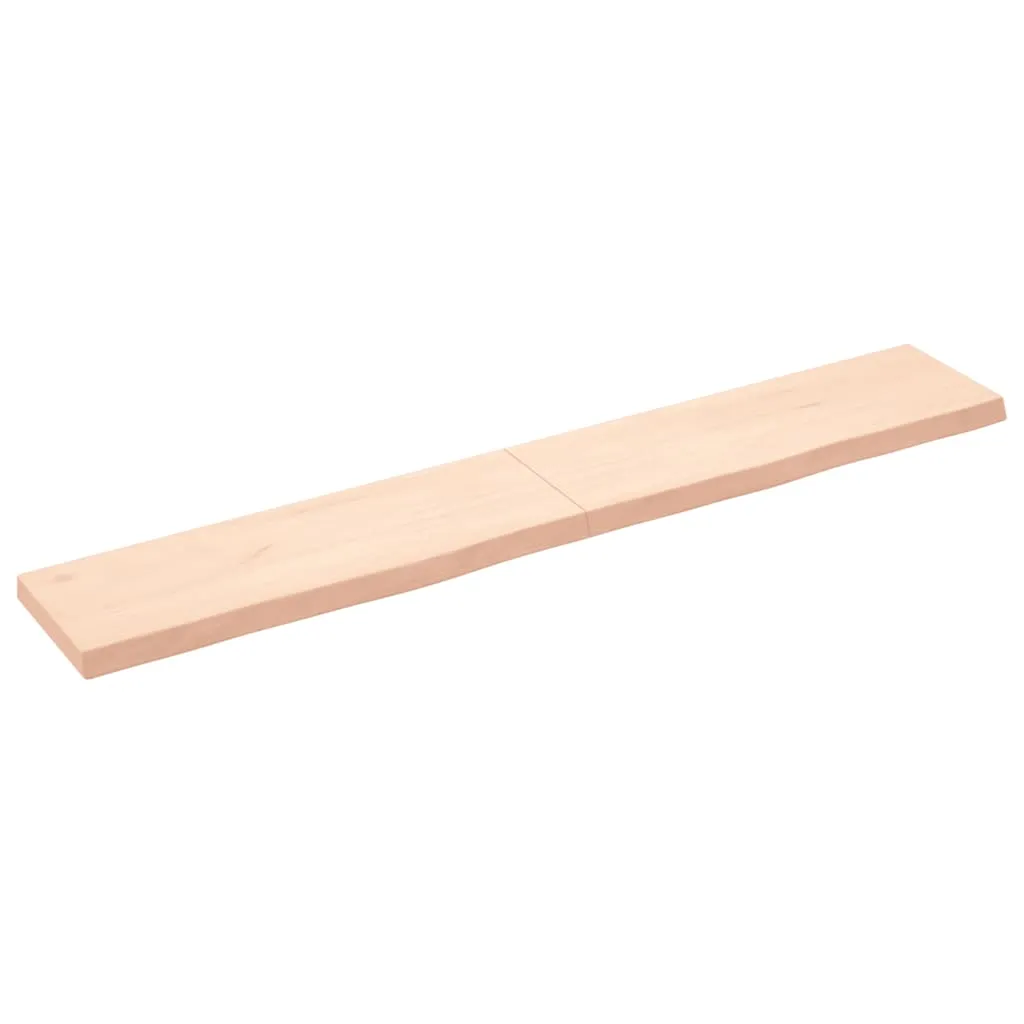 vidaXL Ripiano a Parete 180x30x6 cm Legno Massello Rovere Non Trattato