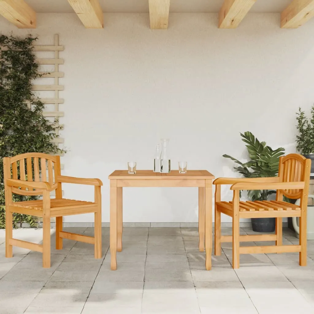 vidaXL Sedie da Giardino 2 pz 58x59x88 cm in Legno Massello di Teak