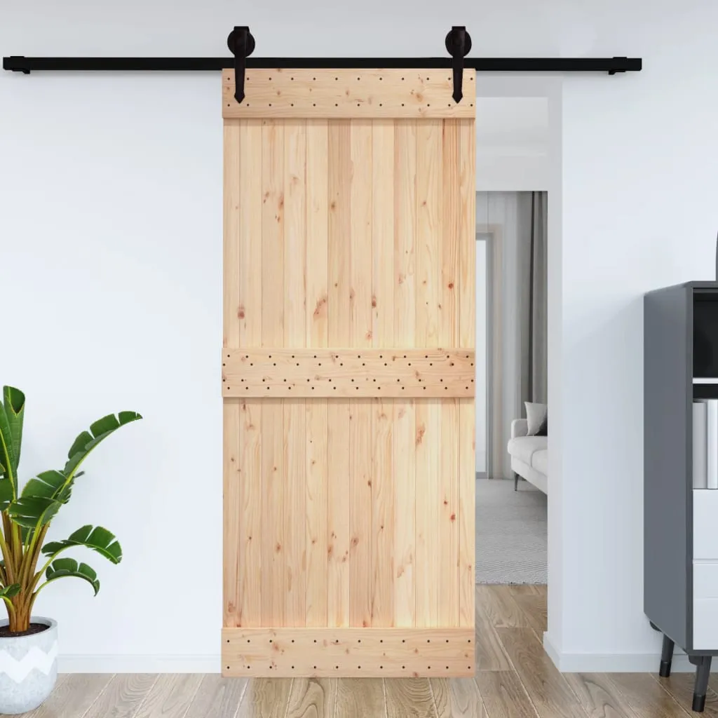 vidaXL Porta NARVIK 70x210 cm in Legno Massello di Pino