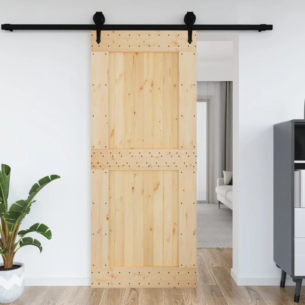 vidaXL Porta NARVIK 95x210 cm in Legno Massello di Pino