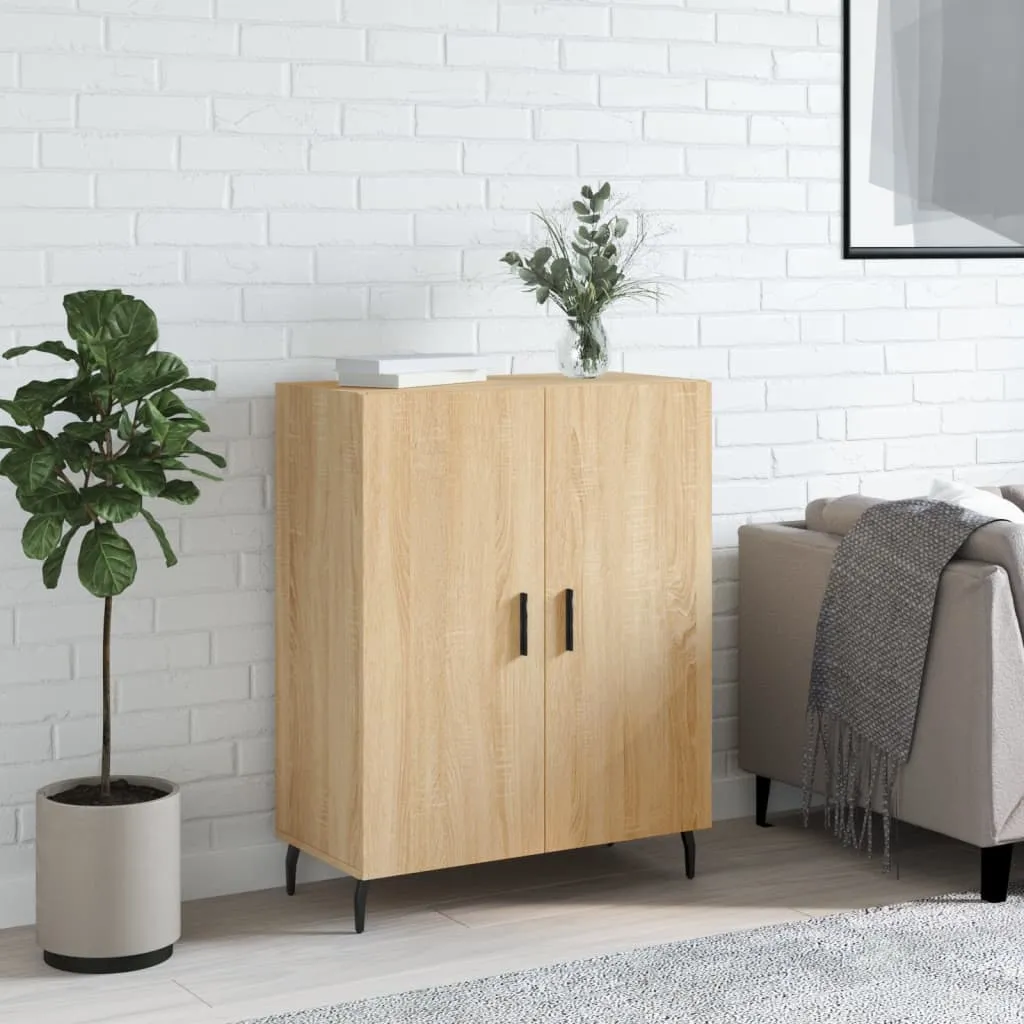 vidaXL Credenza Rovere Sonoma 69,5x34x90 cm in Legno Multistrato