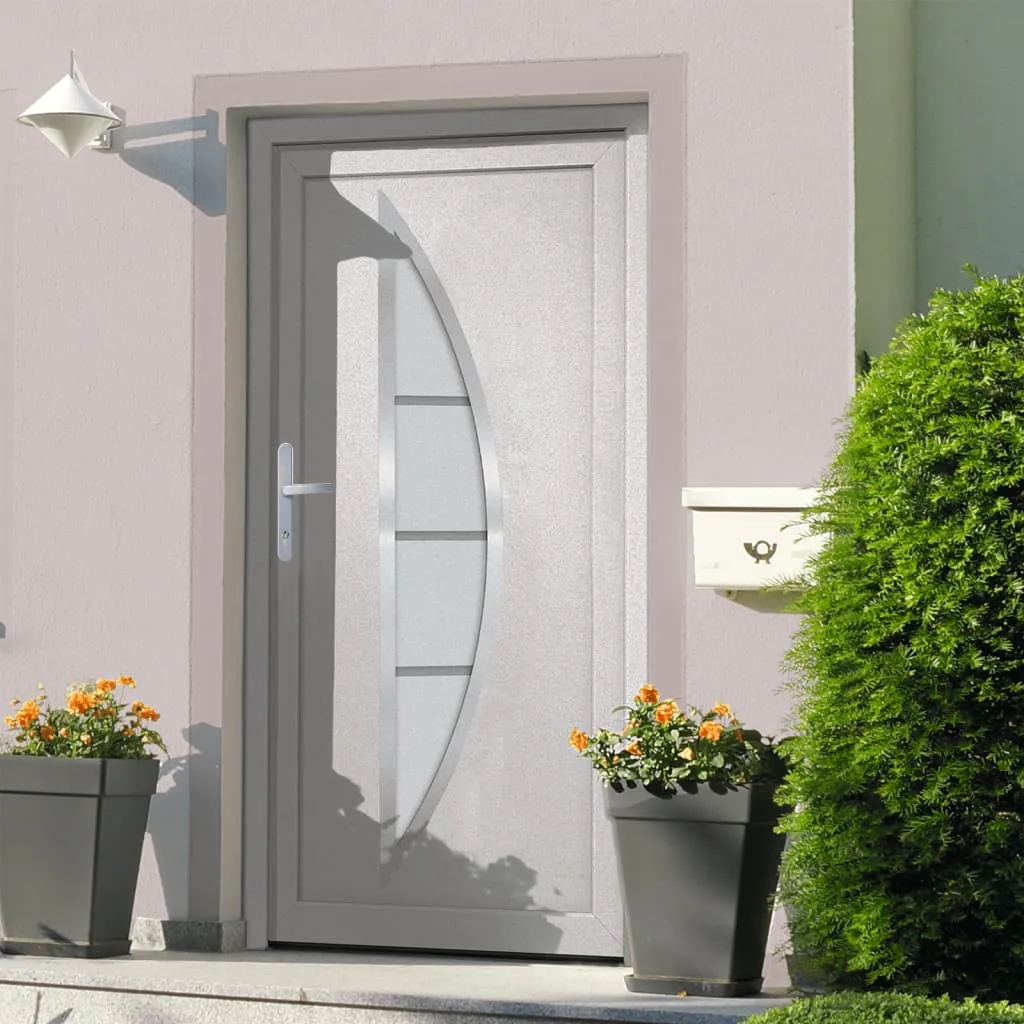 vidaXL Porta Ingresso Bianca 98x190 cm in PVC