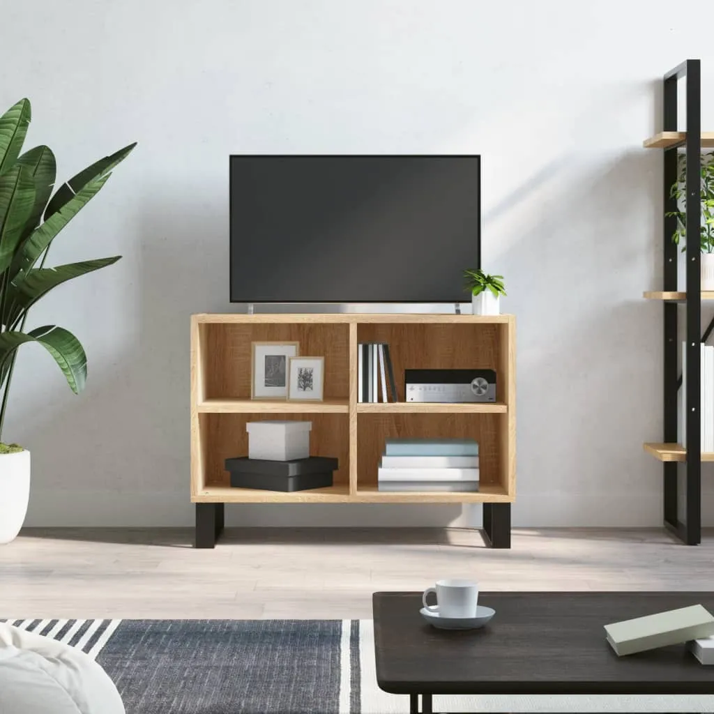 vidaXL Mobile Porta TV Rovere Sonoma 69,5x30x50cm in Legno Multistrato