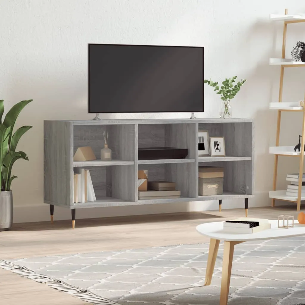 vidaXL Mobile TV Grigio Sonoma 103,5x30x50 cm in Legno Multistrato