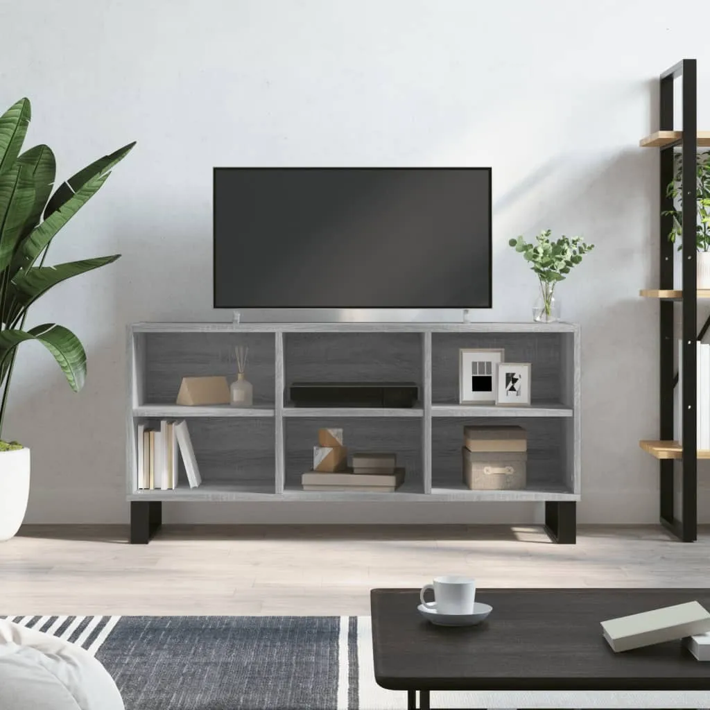 vidaXL Mobile TV Grigio Sonoma 103,5x30x50 cm in Legno Multistrato