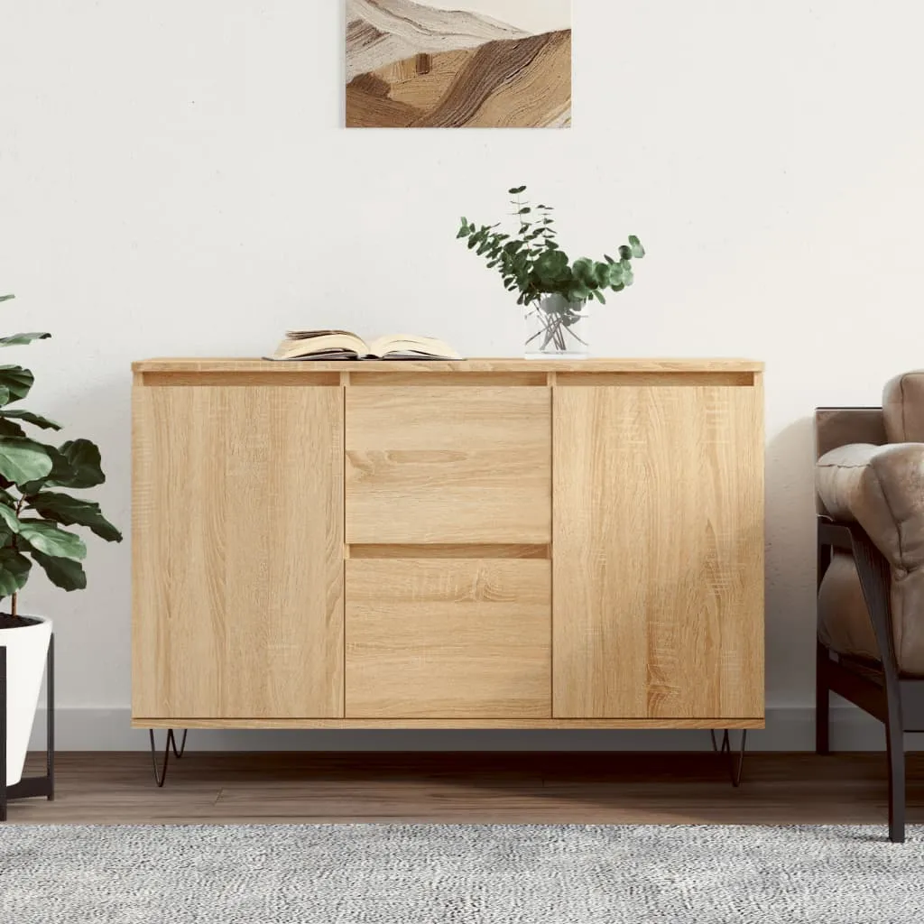 vidaXL Credenza Rovere Sonoma 104x35x70 cm in Legno Multistrato