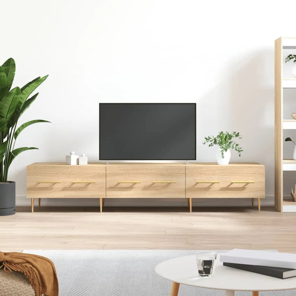 vidaXL Mobile Porta TV Rovere Sonoma 150x36x30 cm in Legno Multistrato