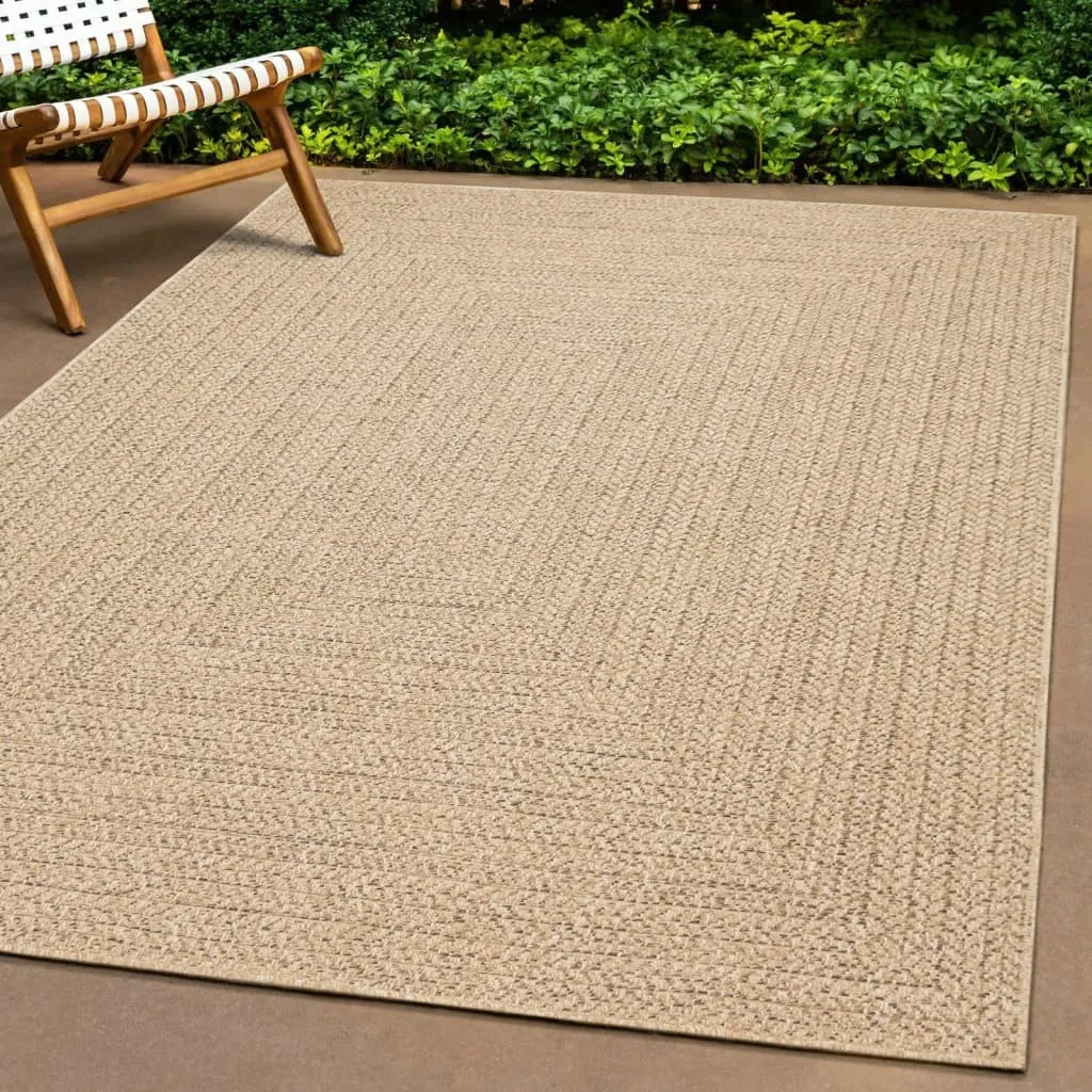 vidaXL Tappeto 200x290 cm Aspetto Iuta per Interni ed Esterni