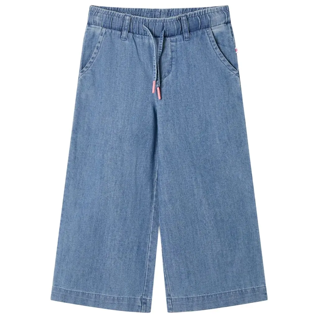 Pantaloni da Bambino Blu Denim 140