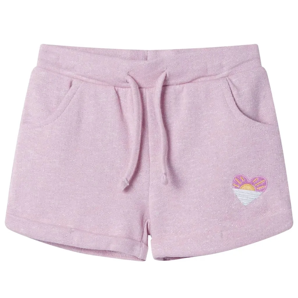 Pantaloncini per Bambini con Coulisse Lilla Misto 92