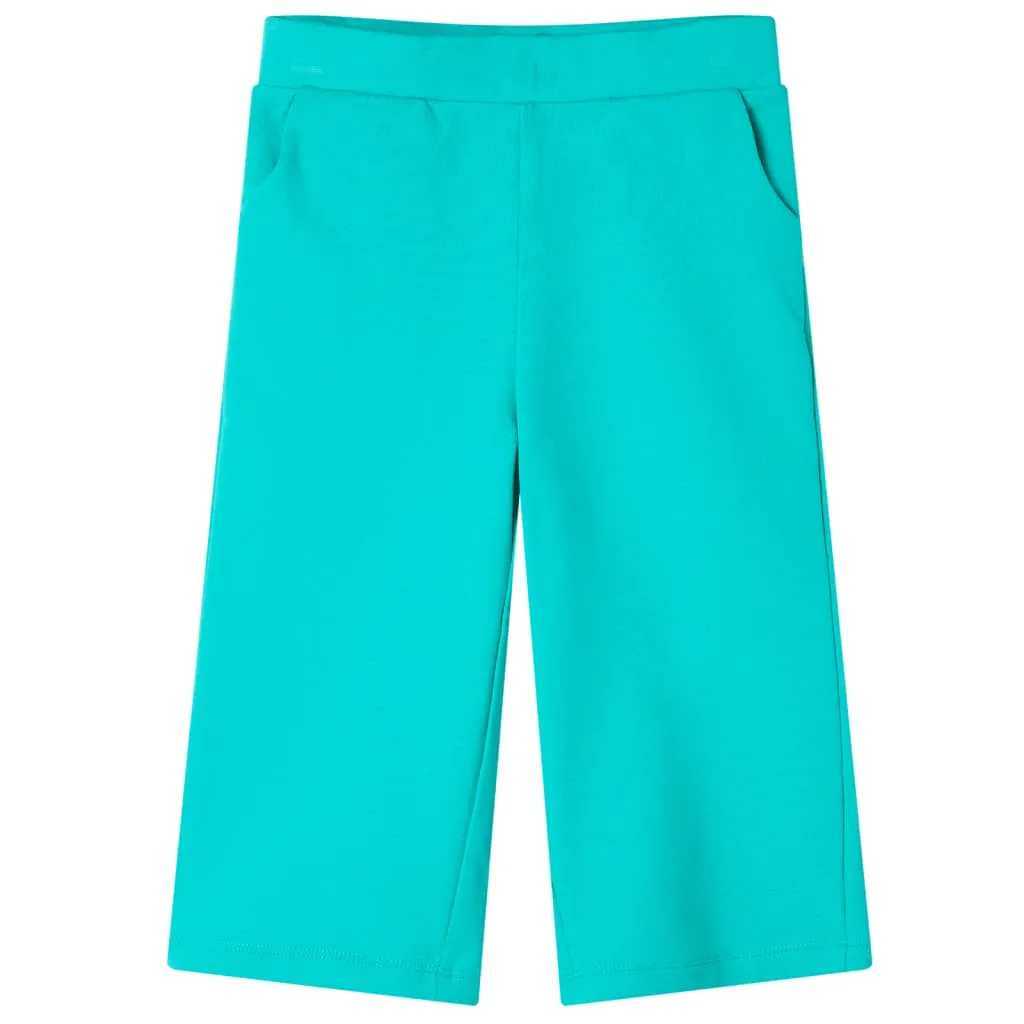 Pantaloni per Bambini a Gamba Larga Menta 92