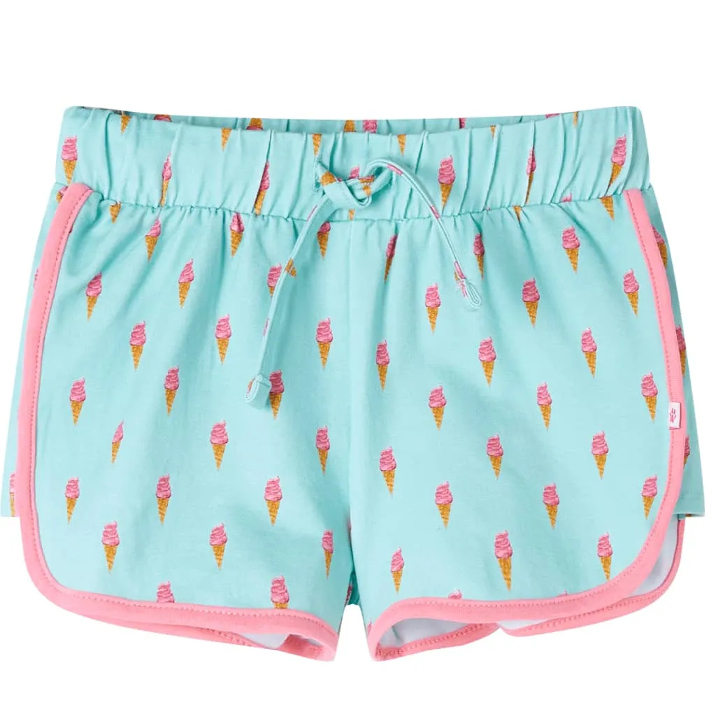 Pantaloncini per Bambini con Coulisse Menta Chiaro 116