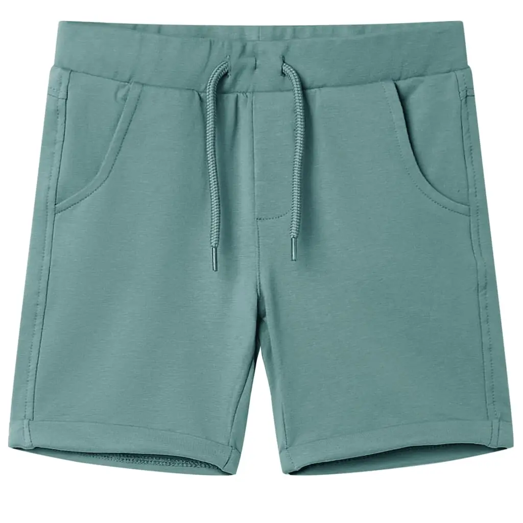 Pantaloncini per Bambini con Coulisse Petrolio Antico 140