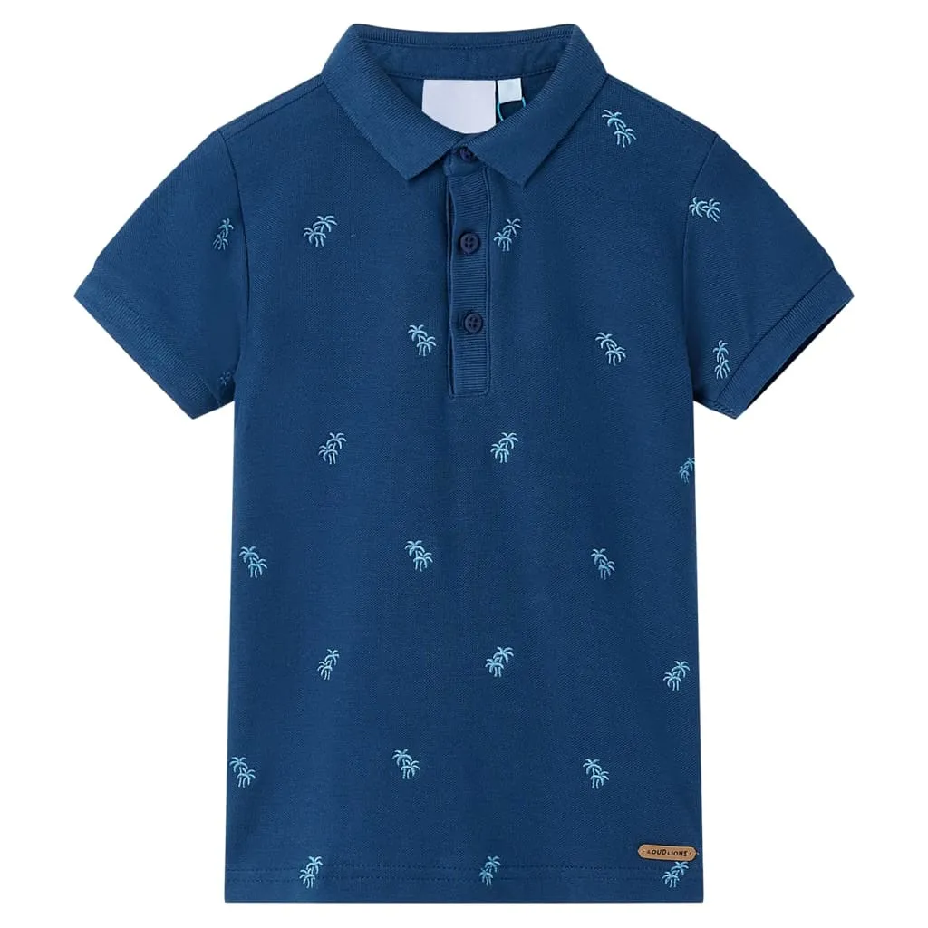 Polo da Bambino Blu Scuro 116