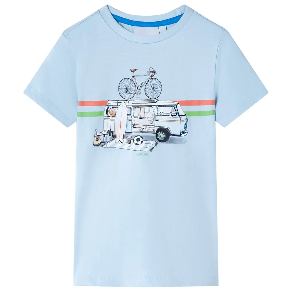 Maglietta da Bambino Azzurra 92