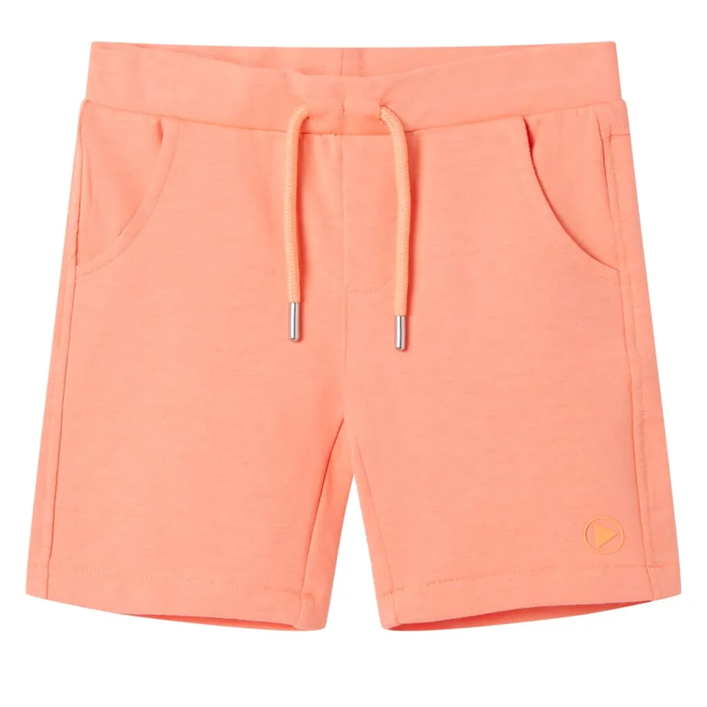 Pantaloncini per Bambini con Coulisse Arancione Neon 104