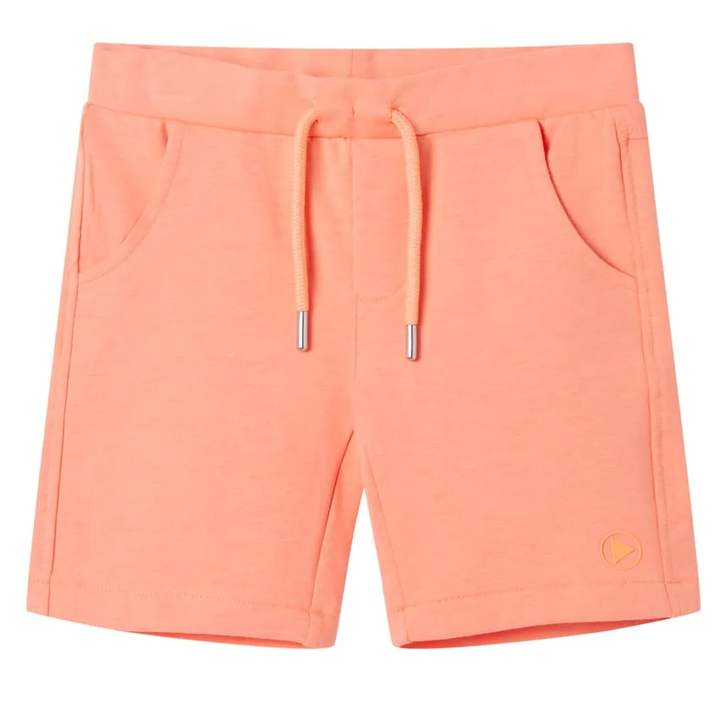 Pantaloncini per Bambini con Coulisse Arancione Neon 140