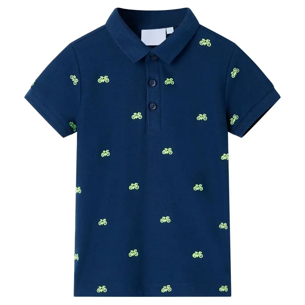 Polo da Bambino Blu Marino 128