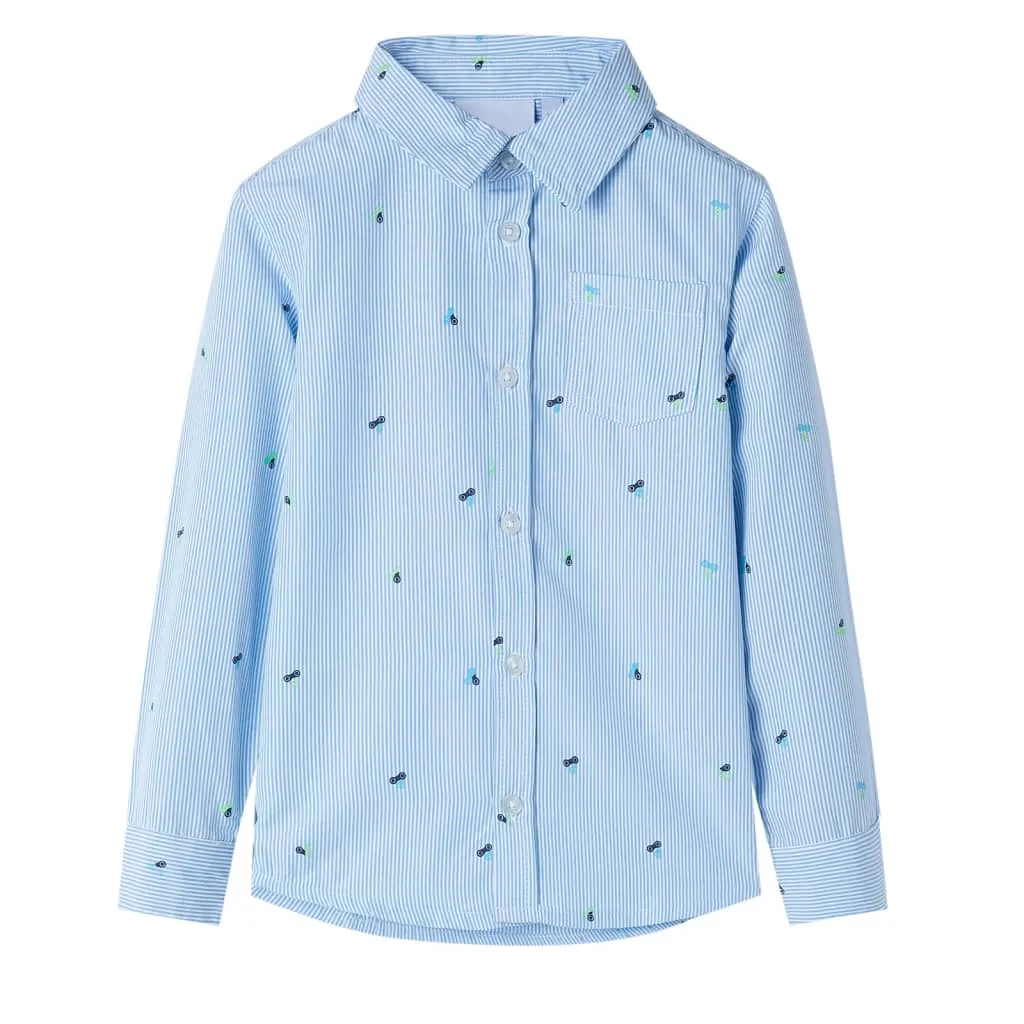 Camicia da Bambino Azzurra 116