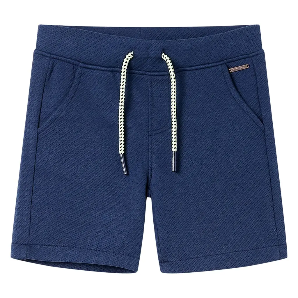 Pantaloncini per Bambini con Coulisse Blu Scuro 92