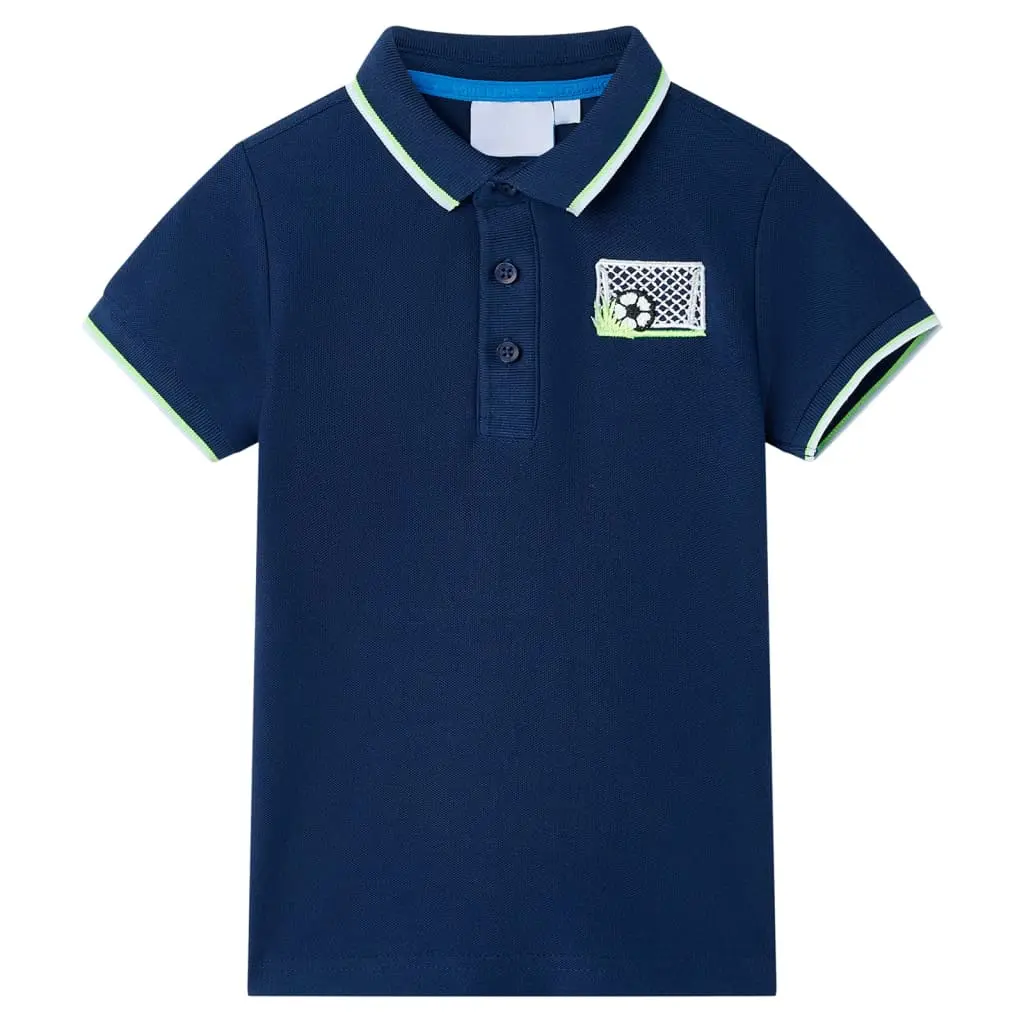 Polo da Bambino Blu Marino 104